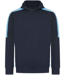 Finden + Hales Unisex Team Hoodie LV341 - Navy/Sky blue