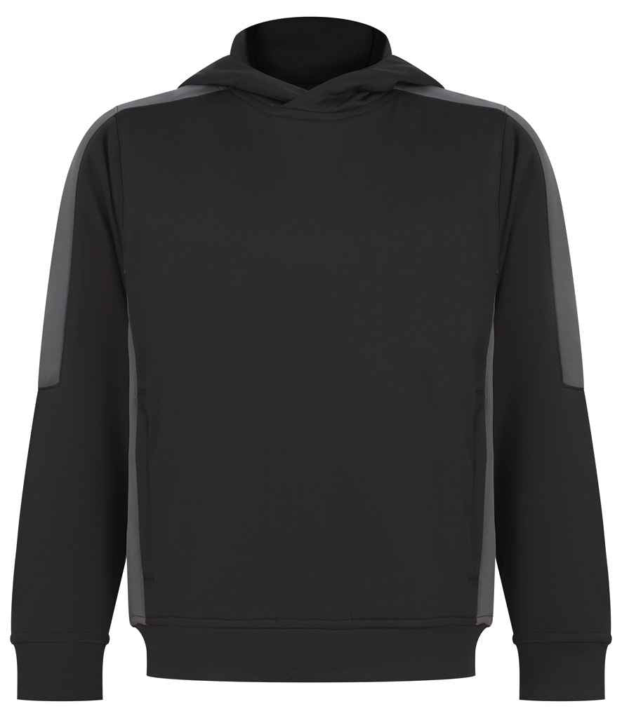 Finden + Hales Kids Team Hoodie LV342 - Black/Gunmetal