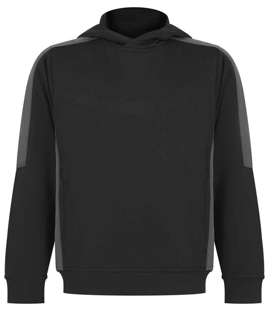 Finden + Hales Kids Team Hoodie LV342 - Black/Gunmetal