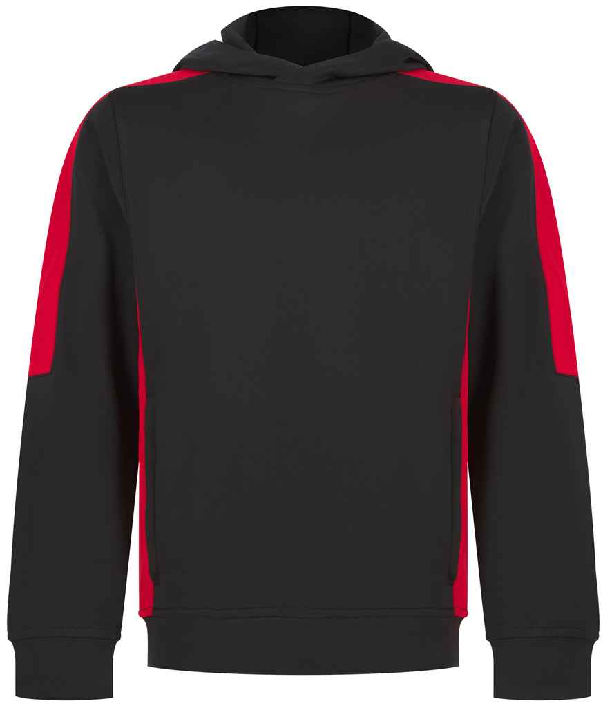 Finden + Hales Kids Team Hoodie LV342 - Black/Red