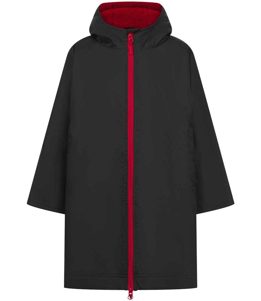 Finden + Hales Kids All Weather Robe LV691 - Black/Red