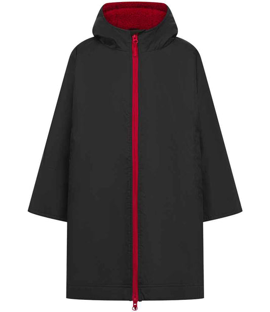 Finden + Hales Kids All Weather Robe LV691 - Black/Red