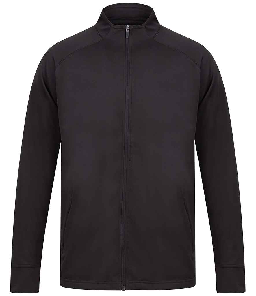 Finden + Hales Knitted Tracksuit Top LV871 - Black/Black