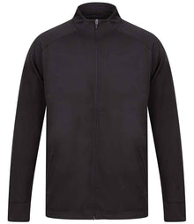 Finden + Hales Knitted Tracksuit Top LV871 - Black/Black