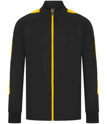 Finden + Hales Knitted Tracksuit Top LV871 - Black/Gold