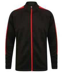 Finden + Hales Knitted Tracksuit Top LV871 - Black/Red