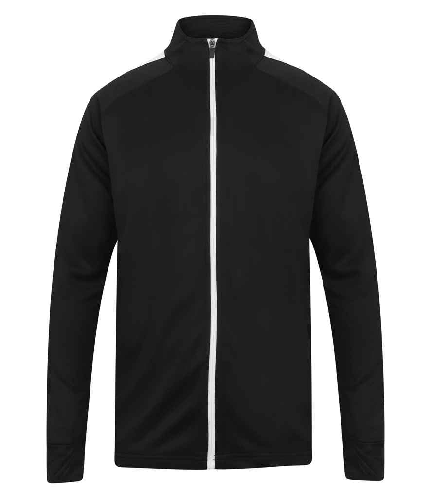 Finden + Hales Knitted Tracksuit Top LV871 - Black/White