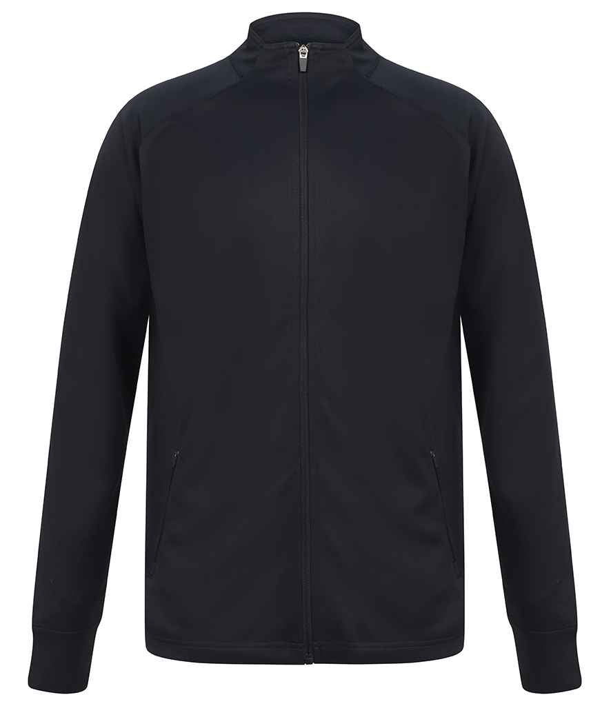 Finden + Hales Knitted Tracksuit Top LV871 - Navy/Navy