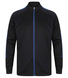 Finden + Hales Knitted Tracksuit Top LV871 - Navy/Royal Blue