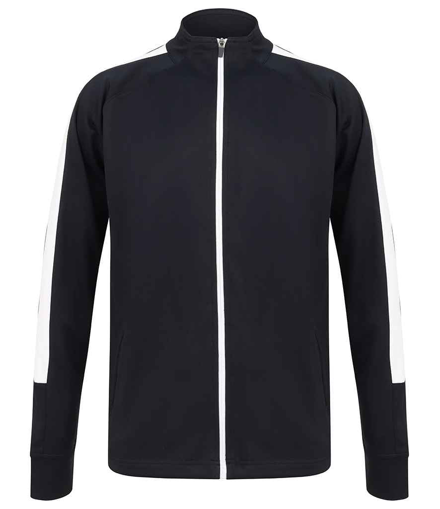 Finden + Hales Knitted Tracksuit Top LV871 - Navy/White