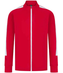 Finden + Hales Knitted Tracksuit Top LV871 - Red/White