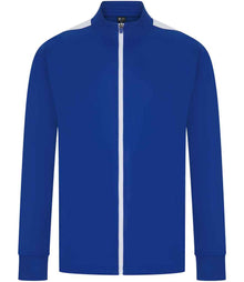 Finden + Hales Knitted Tracksuit Top LV871 - Royal Blue/White