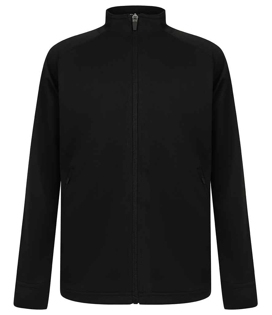 Finden + Hales Kids Knitted Tracksuit Top LV873 - Black/Black
