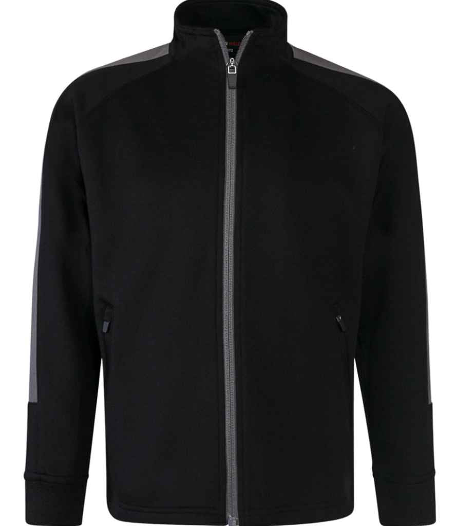 Finden + Hales Kids Knitted Tracksuit Top LV873 - Black/Gunmetal