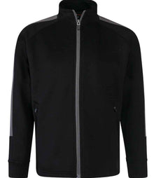 Finden + Hales Kids Knitted Tracksuit Top LV873 - Black/Gunmetal