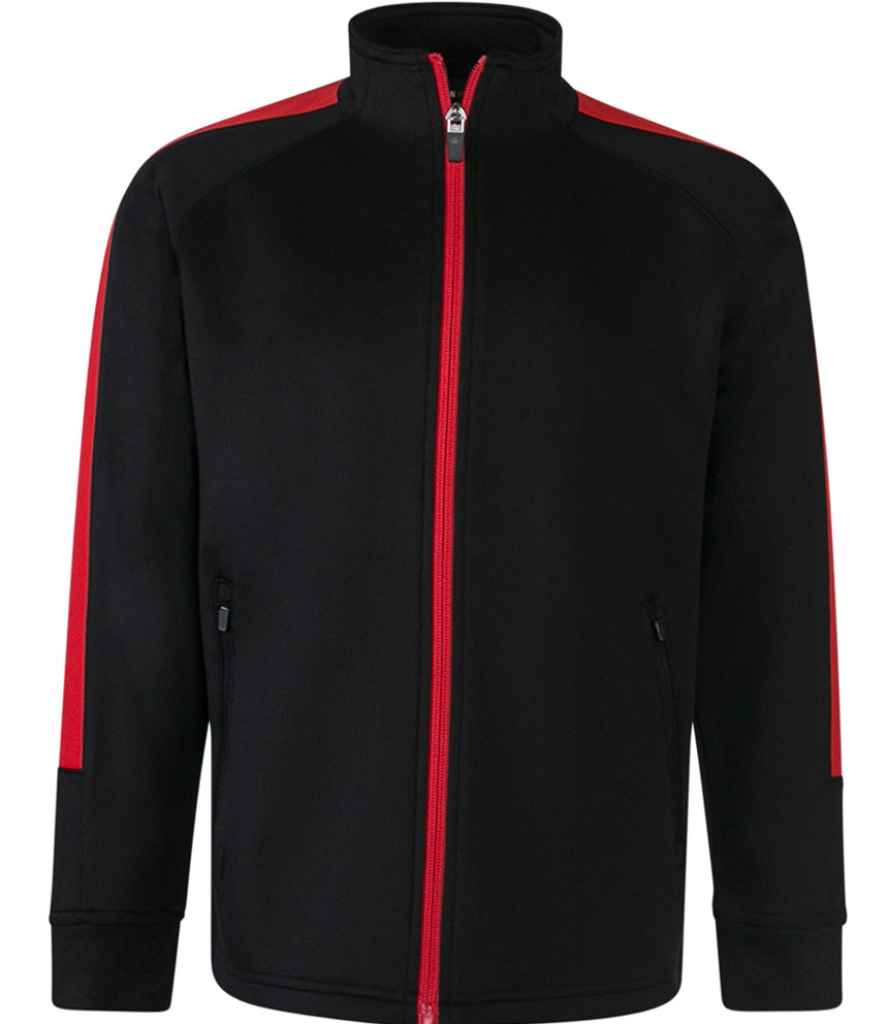Finden + Hales Kids Knitted Tracksuit Top LV873 - Black/Red