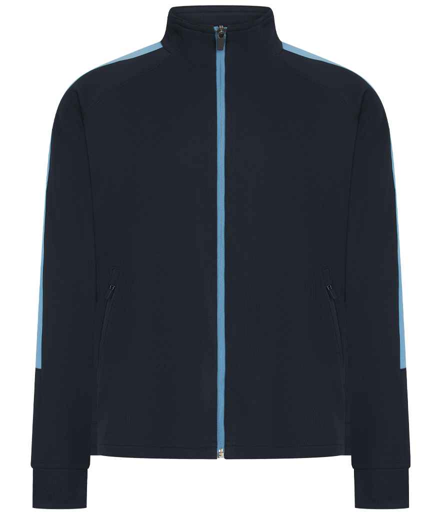 Finden + Hales Kids Knitted Tracksuit Top LV873 - Navy/Sky blue