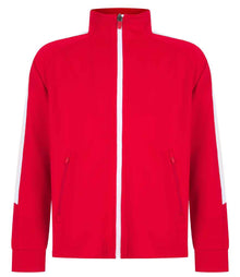 Finden + Hales Kids Knitted Tracksuit Top LV873 - Red/White
