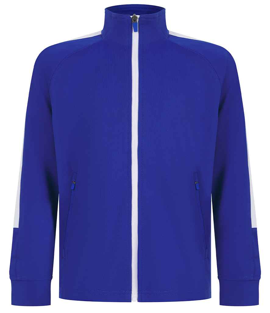 Finden + Hales Kids Knitted Tracksuit Top LV873 - Royal Blue/White