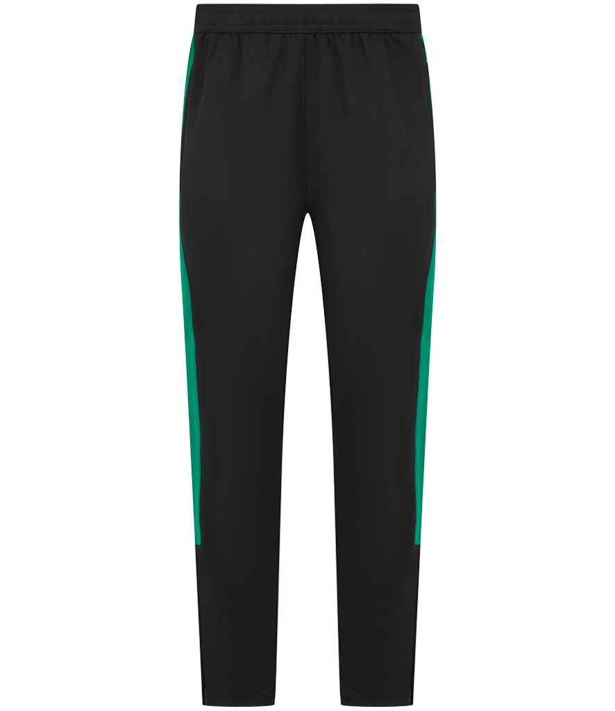 Finden + Hales Knitted Tracksuit Pants LV881 - Black/Emerald