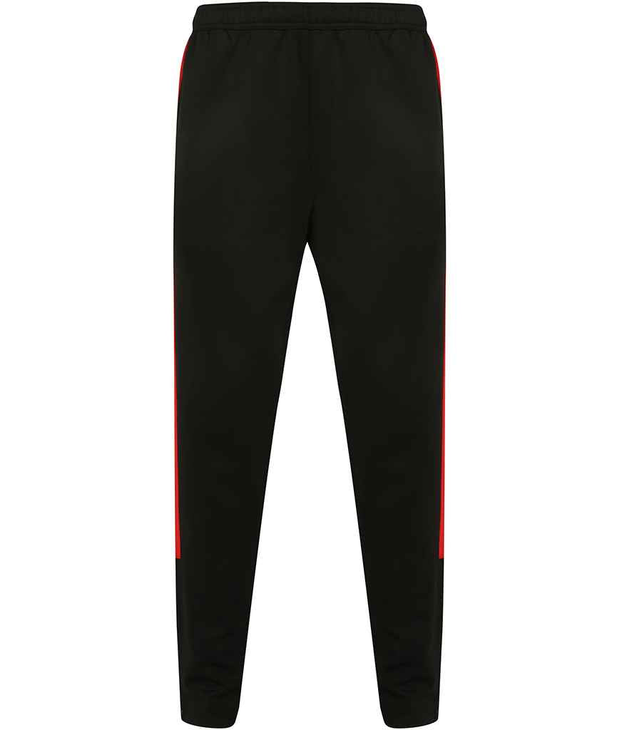 Finden + Hales Knitted Tracksuit Pants LV881 - Black/Red