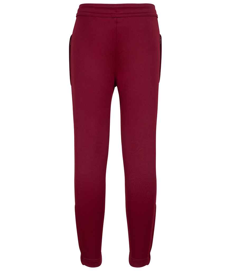 Finden + Hales Kids Knitted Tracksuit Pants LV883 - Burgundy/Burgundy