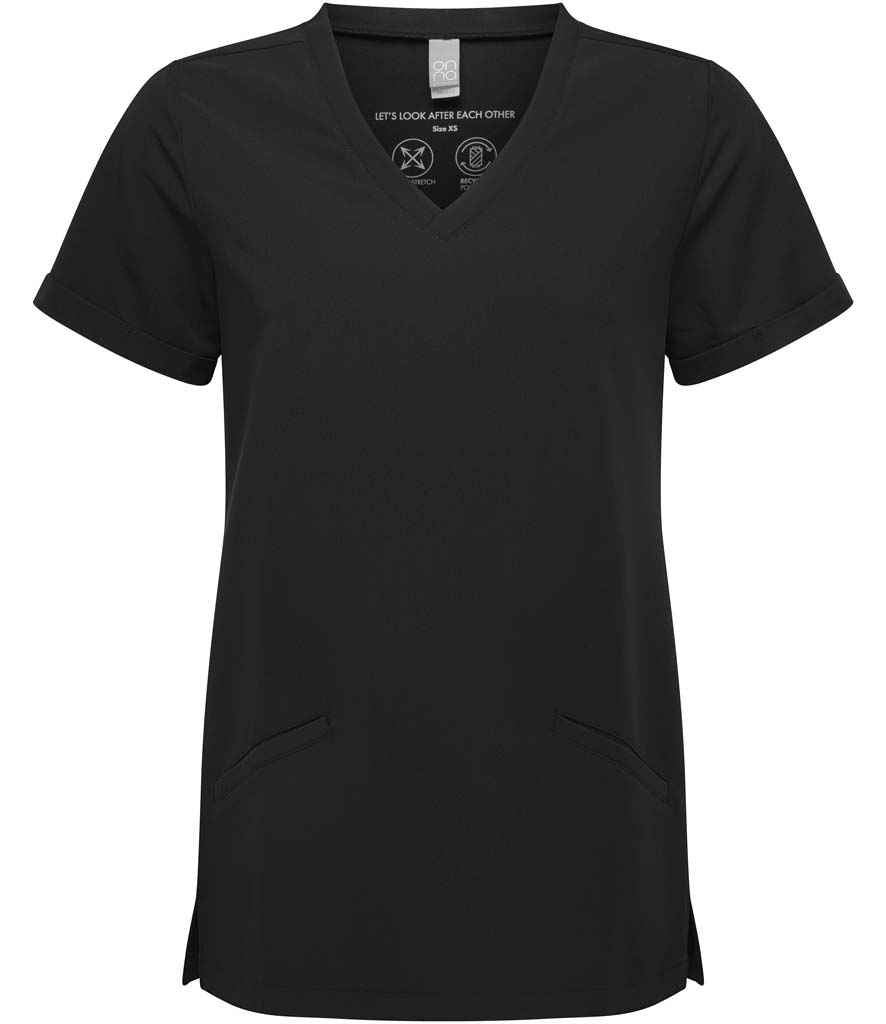Onna by Premier Ladies Invincible Onna-Stretch Tunic NN310 - Black