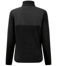 Onna Ladies Agility Panelled Fleece Jacket NN802 - Black - back view