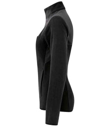 Onna Ladies Agility Panelled Fleece Jacket NN802 - Black - side view