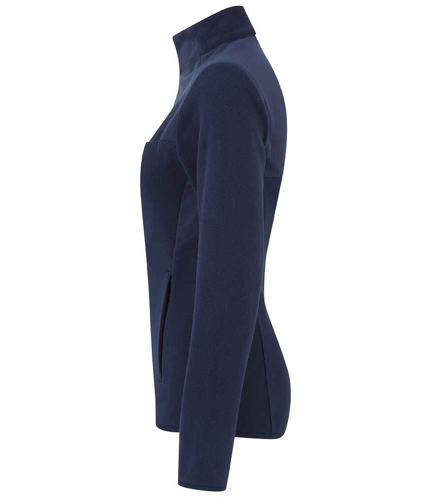 Onna Ladies Agility Panelled Fleece Jacket NN802 - Navy - side view