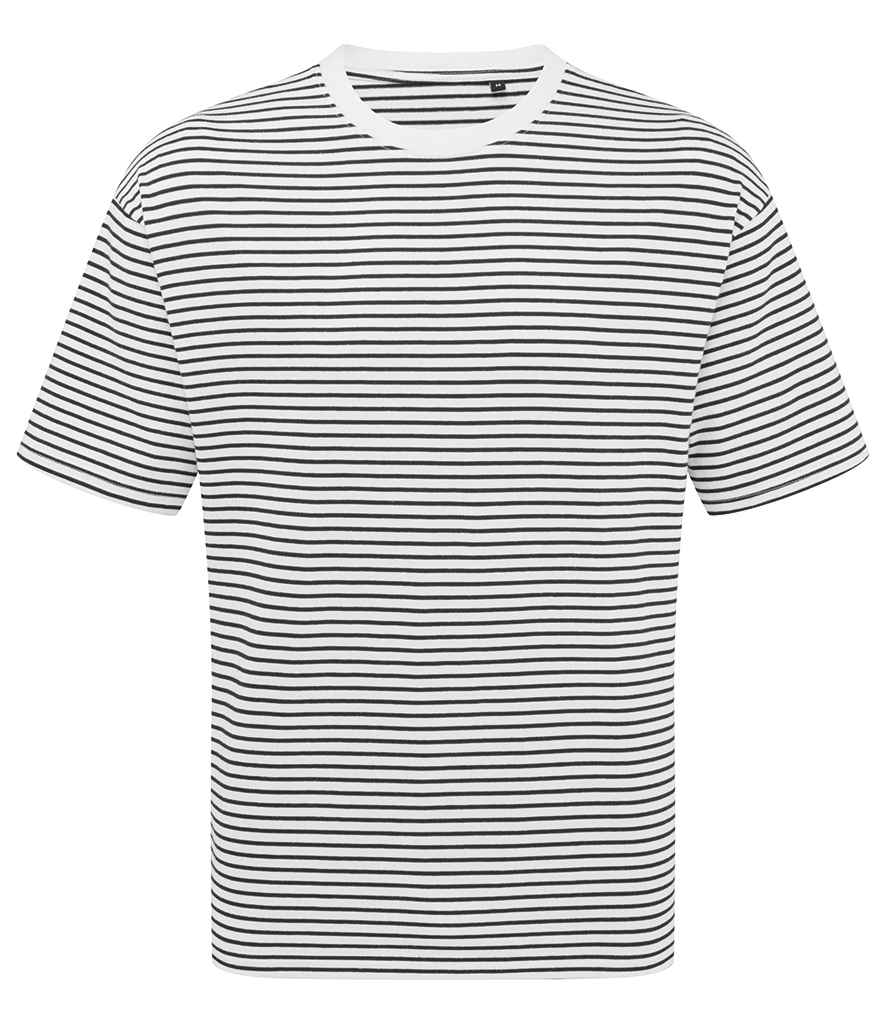 Premier Unisex Utility 2.0 Oversized T-Shirt PR020 - Black/White Stripe