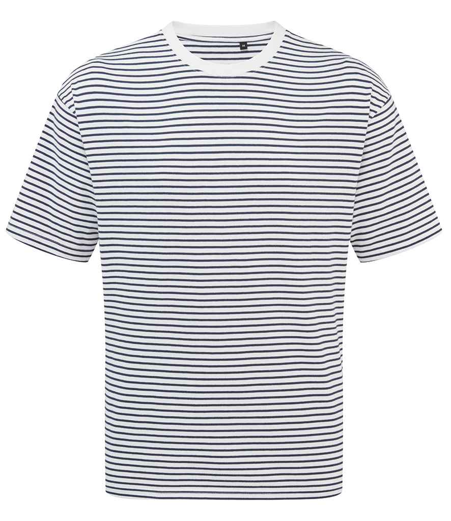 Premier Unisex Utility 2.0 Oversized T-Shirt PR020 - Navy/White Stripe
