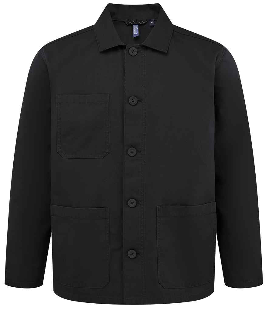 Premier Unisex Utility 2.0 Chore Jacket PR022 - Stay Black