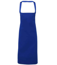 Premier Organic Cotton Bib Apron PR102 - Royal Blue