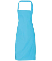 Premier Organic Cotton Bib Apron PR102 - Turquoise Blue