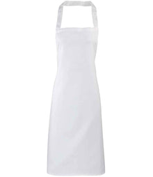 Premier Organic Cotton Bib Apron PR102 - White