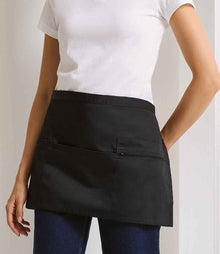 Premier Zip Pocket Waist Apron PR105 - PR105 Black Model