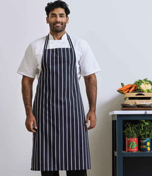 Premier Stripe Apron PR110 - PR110 Navy/White Model