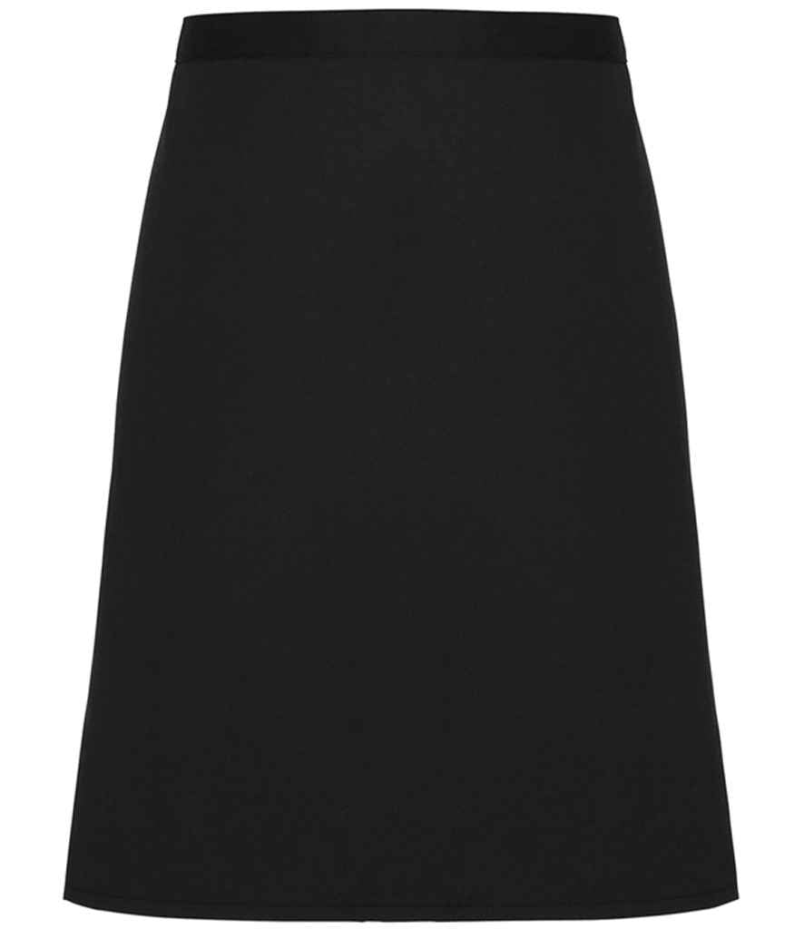 Premier Fairtrade Organic Cotton Waist Apron PR114 - Black
