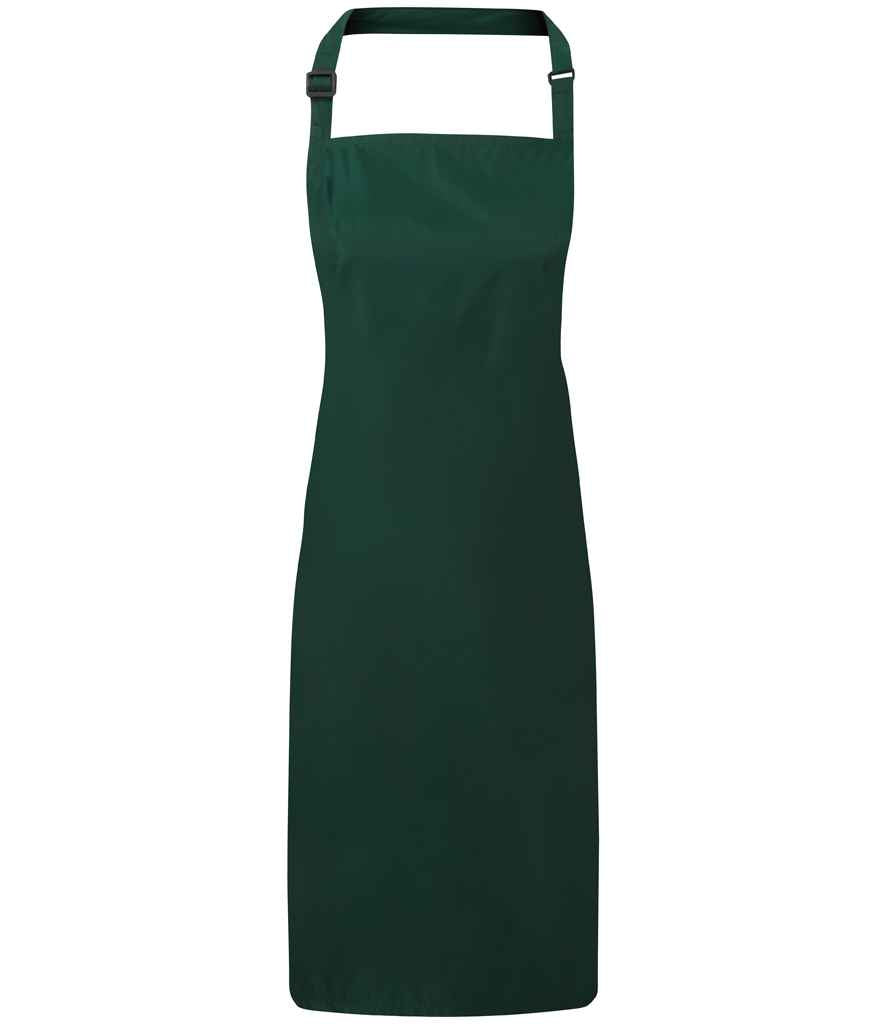Premier Waterproof Bib Apron PR115 - Bottle Green