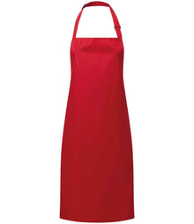 Premier Waterproof Bib Apron PR115 - Red