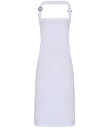 Premier Waterproof Bib Apron PR115 - White