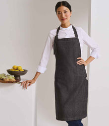 Premier Regenerate Bib Apron PR122 - PR122 Black Denim Model