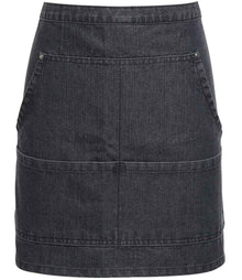 Premier Denim Waist Apron PR125 - Black Denim