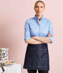 Premier Denim Waist Apron PR125 - PR125 Indigo Denim Model