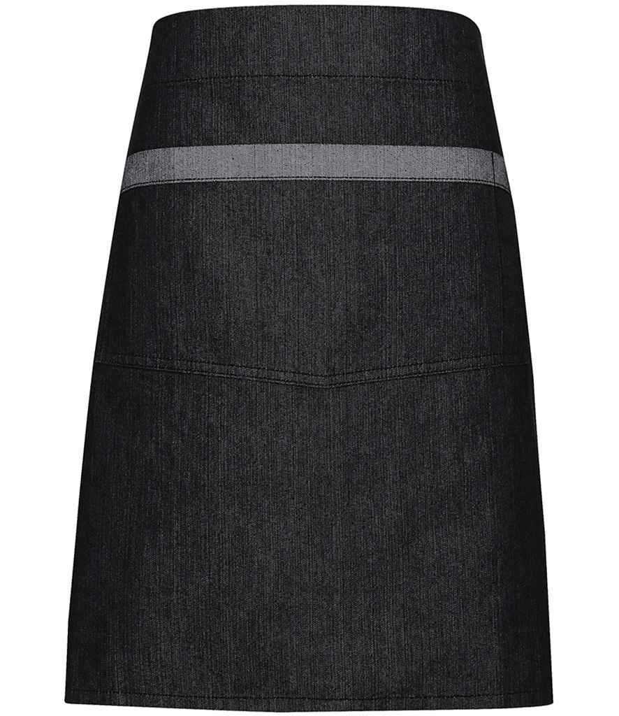 Premier Domain Waist Apron PR128 - Black Denim