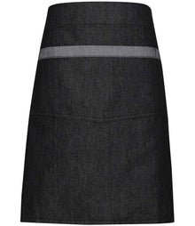 Premier Domain Waist Apron PR128 - Black Denim
