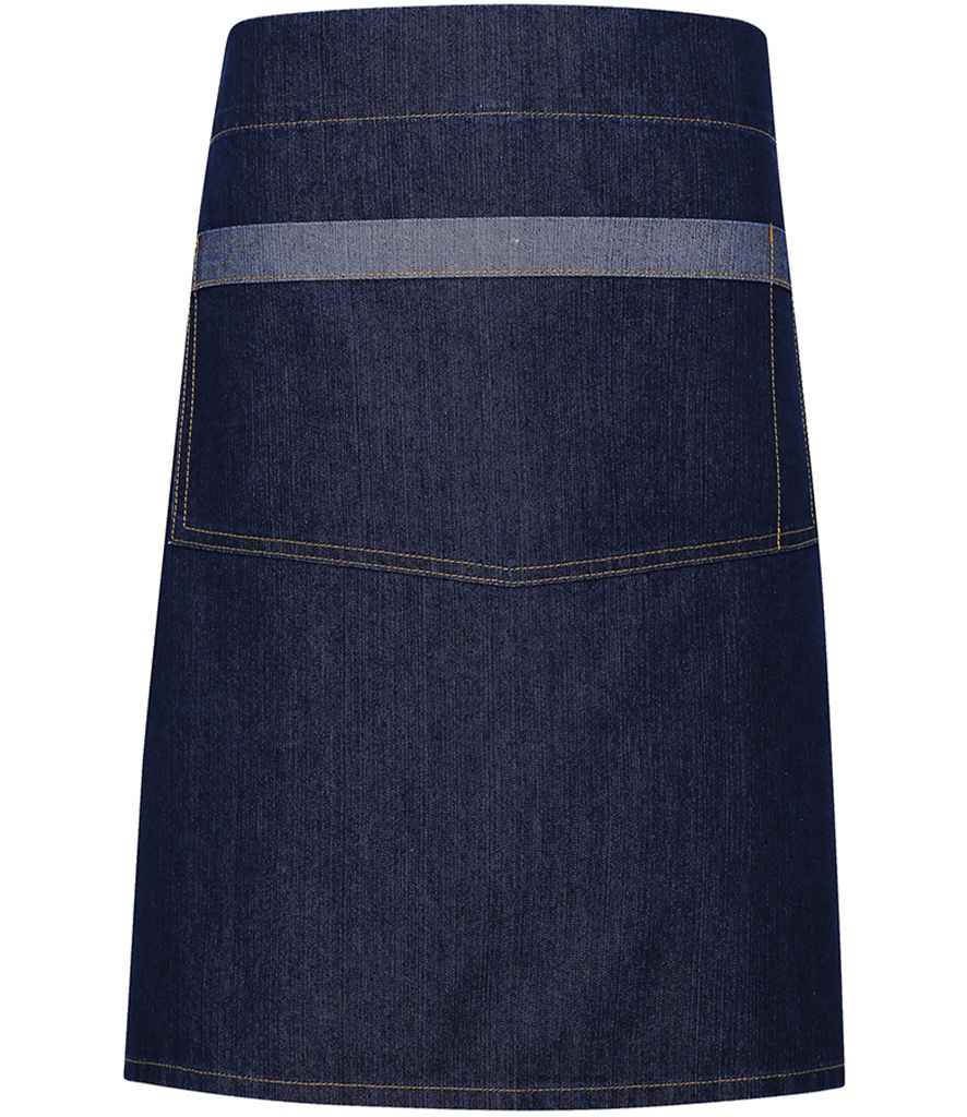 Premier Domain Waist Apron PR128 - Indigo Denim