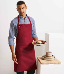 Premier Calibre Bib Apron PR130 - PR130 Burgundy Model