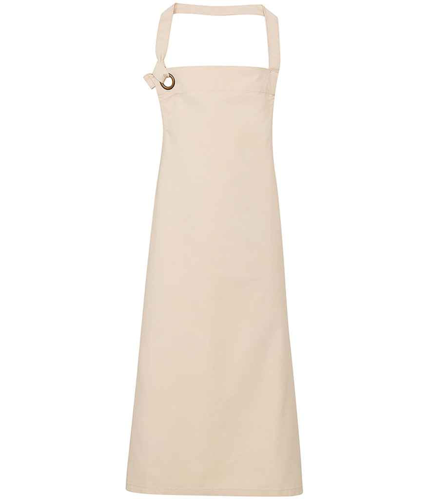 Premier Calibre Bib Apron PR130 - Natural